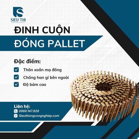ĐINH CUỘN ĐÓNG PALLET CÓ MẤY LOẠI?